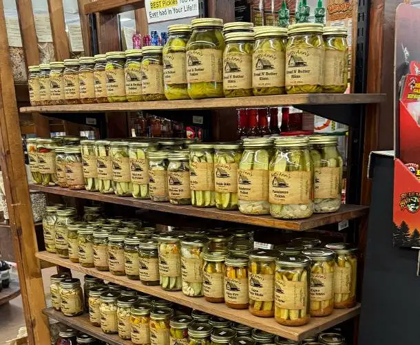Pickles at Kilroys Store